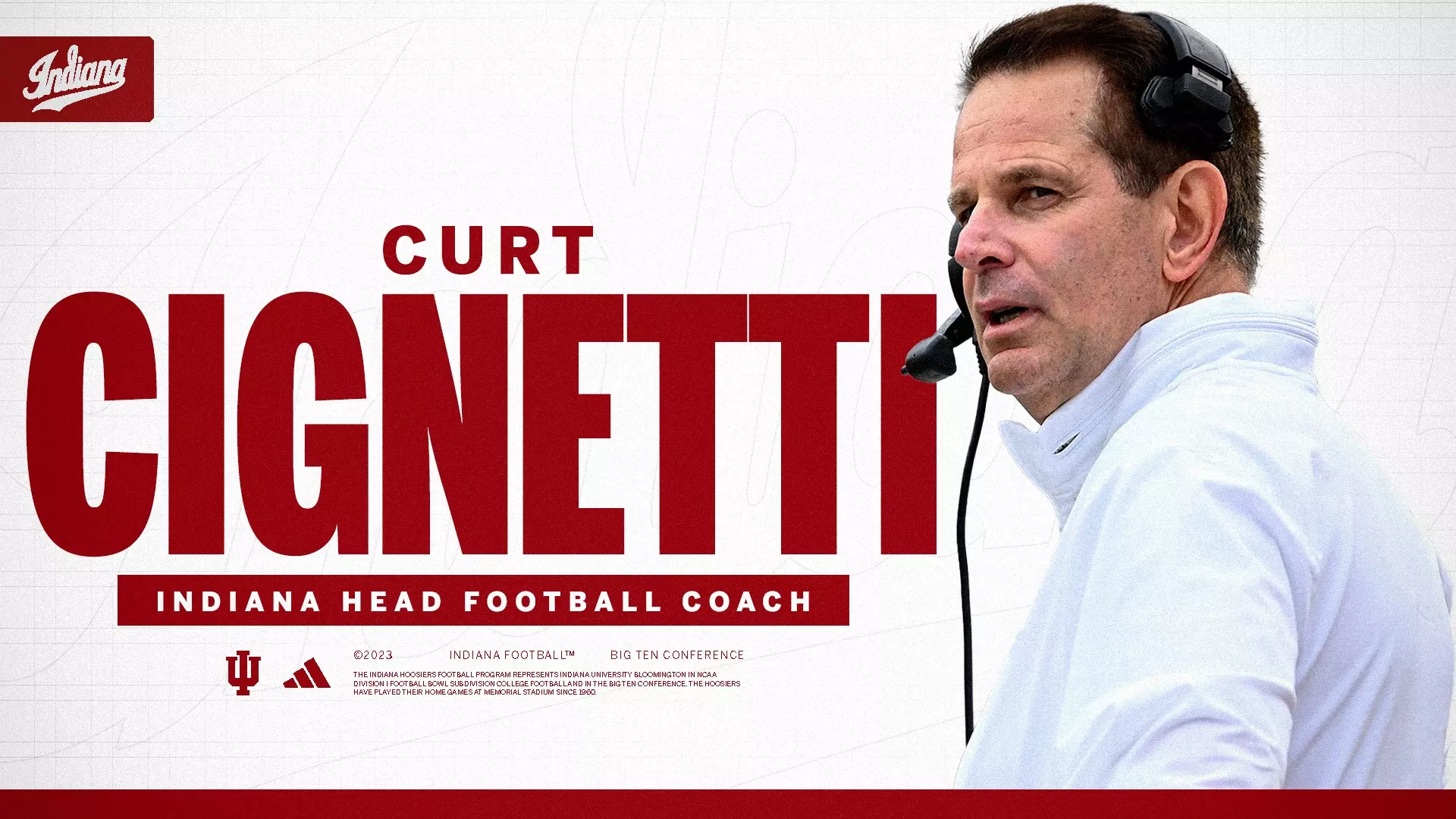 Curt Cignetti Named Indiana University Head Football Coach