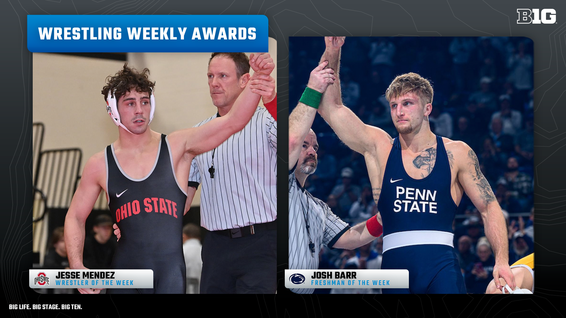 Ohio State and Penn State Claim Weekly Wrestling Honors